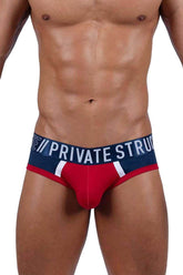 Structure Privée BAUT4388 Mini Slip Athlète Couleur Rouge Falcon